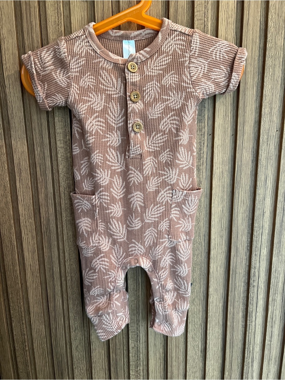🔥 3 FOR $15 OFFER 🔥 Waffle Knit Romper 3-6 months